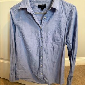 J. Crew Women's Light Blue Button Down Shirt